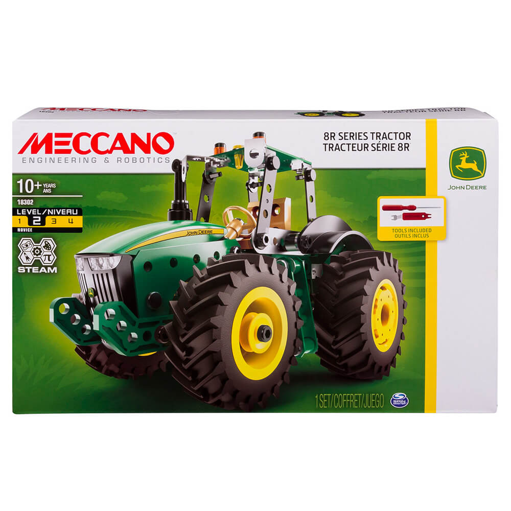Meccano Meccano Tracteur à remorque à construire Junior