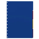 Filofax Notebook Index de couleur 4pk
