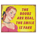 Plaque en métal coyote