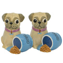 Dakota Pug with Cookies Salt and Pepper Shaker Set