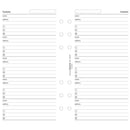 Filofax Contacts Value Pack Refill