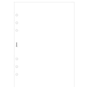 Filofax A5 Organiser Refill (White)