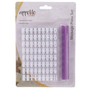 Appetito Alphabet & Numbers Message Press Set (Lilac)