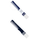 Dateline Professional Blue Celcon Metal Teasing Comb