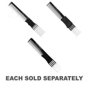 Dateline Professional Black Celcon Metal Teasing Comb