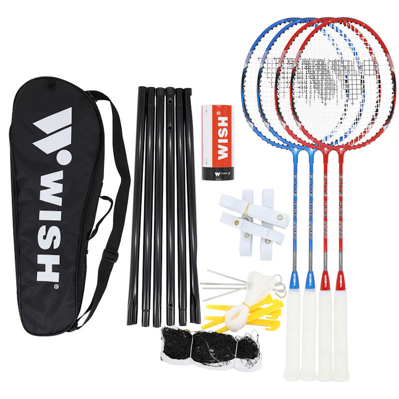 Wish 4-Player Badminton Set