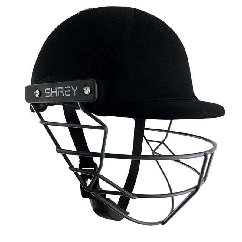 Shrey Junior Performance Wicket Keeping Helmet 2.0 (Steel Black)