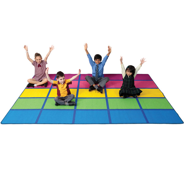 Rainbow Blocks Rug