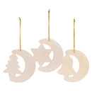 Wooden Christmas Shapes 12pk