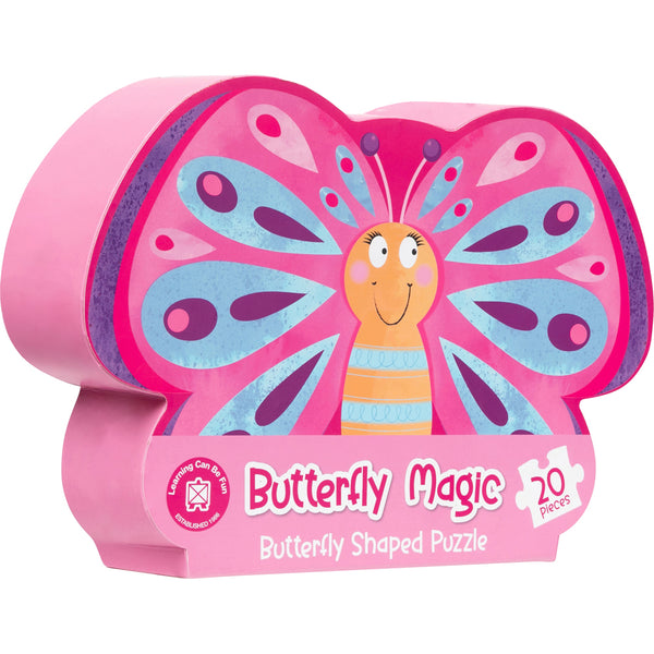 Learning Can Be Fun Butterfly Magic: Butterfly Shaped Puzzle