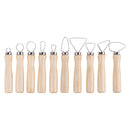 Basics Pottery Ribbon Loop Tools 10pcs