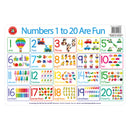 Numbers 1 to 20 Placemat