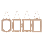 Paper Mache Hanging Frames 12pk