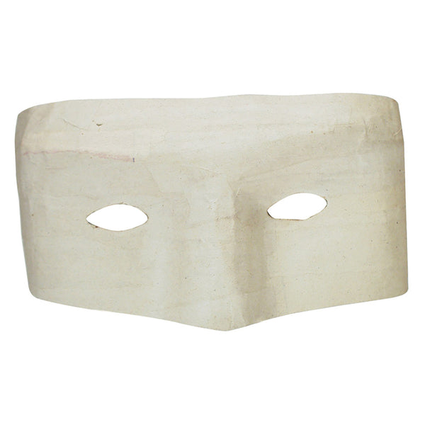 Papier Mache Half Face Mask