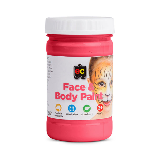 Educational Colours Face Paint 175mL (Bright Pink)