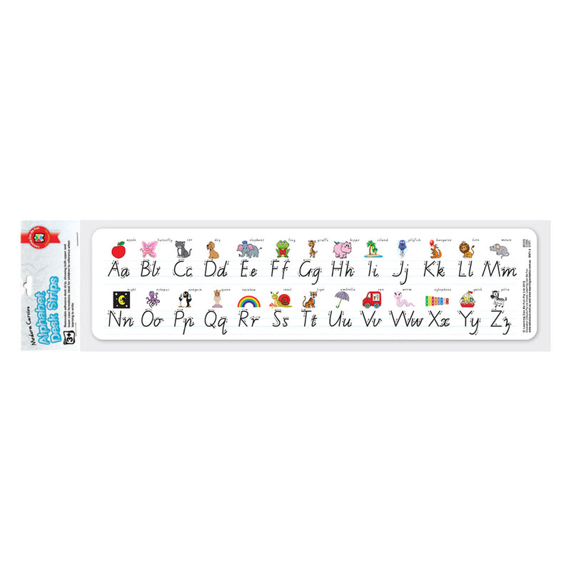 Alpha Desk Strips Modern Cursive Hangsell Pack