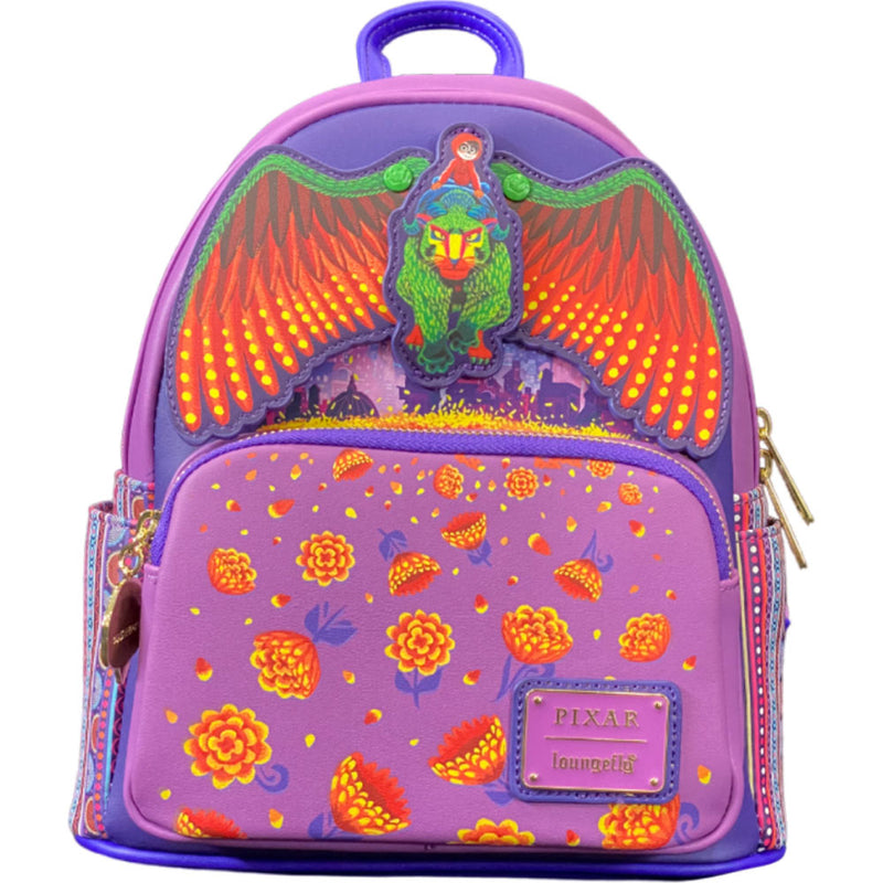 Mini sac à dos en cuir végétalien neuf sous licence Loungefly Coco