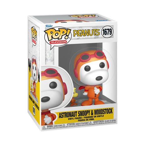 Peanuts Astronaut Snoopy with Woodstock Pop! Vinyl
