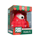Peanuts Snoopy in Puffy Red Coat Fun! Fun! Figure