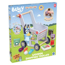 Bluey Wooden Shopping Trolley