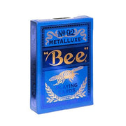 Bee Blue Metalluxe Playing Cards