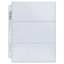Ultra Pro 3-Pocket Platinum Page Album