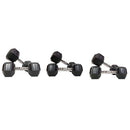 Morgan Rubber Hex Dumbbells (Pair)