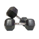 Morgan Rubber Hex Dumbbells (Pair)