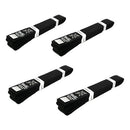 Yamasaki Deluxe Coloured Martial Arts Belts (Black)