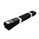 Yamasaki Deluxe Coloured Martial Arts Belts (Black)