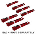 Yamasaki Coloured Martial Arts Belts w/ Black Stripe (Red)