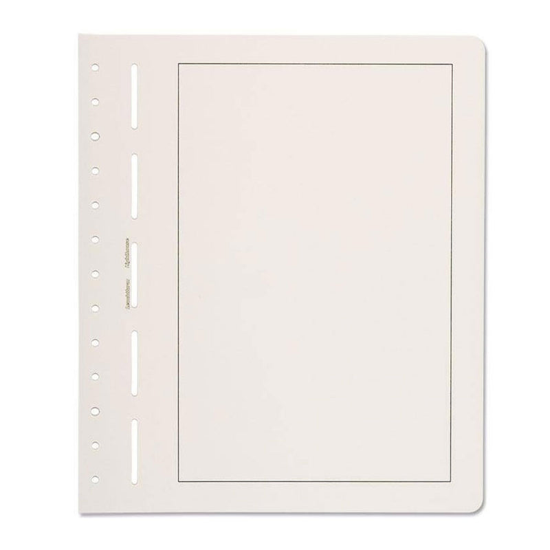 Lighthouse Ring Binder Sheets w/ Grey Border 50pk (Ivory)
