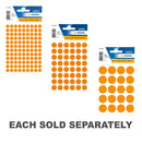 Herma Luminous Round Sticker Labels (Orange)
