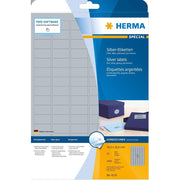 Herma Silver Foil Labels A4 25pc