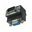 VGA Plug to Socket 90 Degree Adaptor