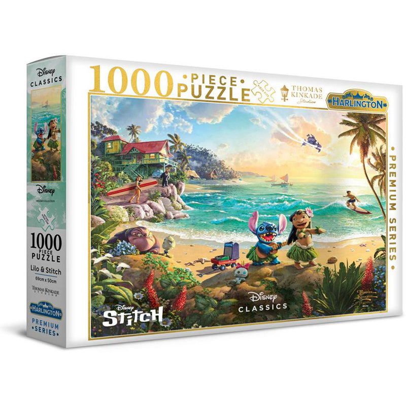 Kinkade PQ Disney Lilo & Stitch 1000 Piece Puzzle