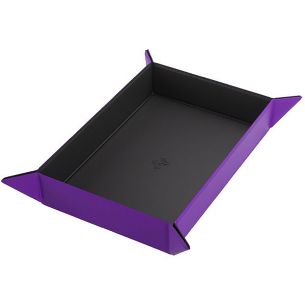 Gamegenic Magnetic Rectangular Dice Tray (Black/Purple)