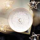 Astrology Wheel Trinket Dish Off White