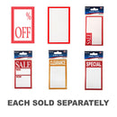 Quikstik Display Ticket 10pcs (75x125mm)