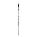 Jasart Taklon Short Flat Brush (White)