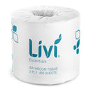 Livi Essentials 2-Ply Toilet Tissue 400 Sheets (Box of 48)