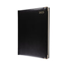 Collins Classic Manager Quarto 1DTP 2025 Diary (Black)