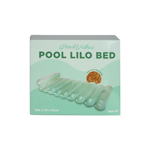 Good Vibes Lilo Bed PVC Pool (162x76x31cm)