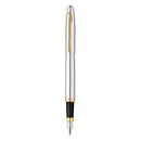 Stylo plume Sheaffer VFM chromé avec ton doré