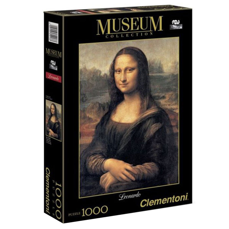 Clementoni Puzzle Adultes 1000 Pièces HQC Museum Mona Lisa - Fabriqué En Italie 37094