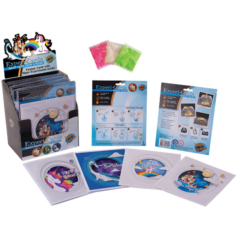 Cartes d'expériences scientifiques