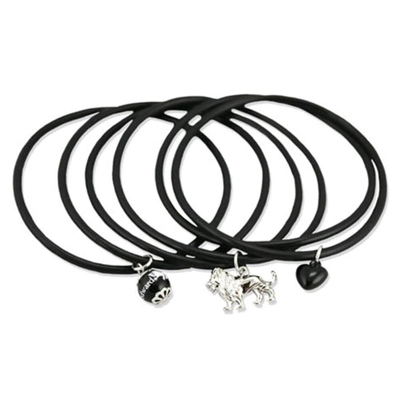 Twilight New Moon Jewellery Jelly Bangle w/ Charms Edward