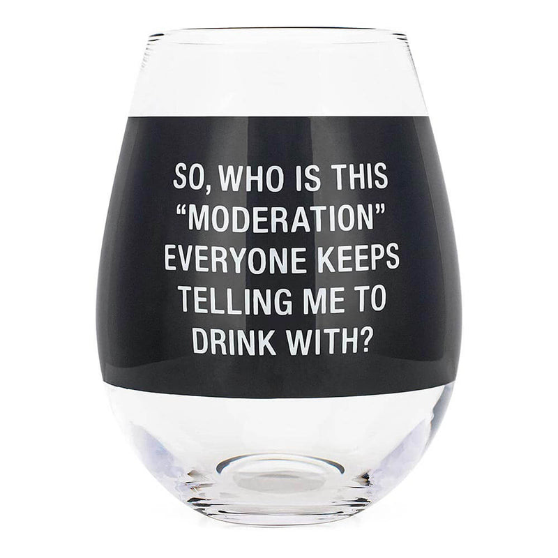 Say What Wine Glass Extra Large