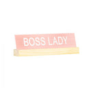 Say What Desk Sign with Base