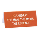 Panneau de bureau Dites quoi (petit)